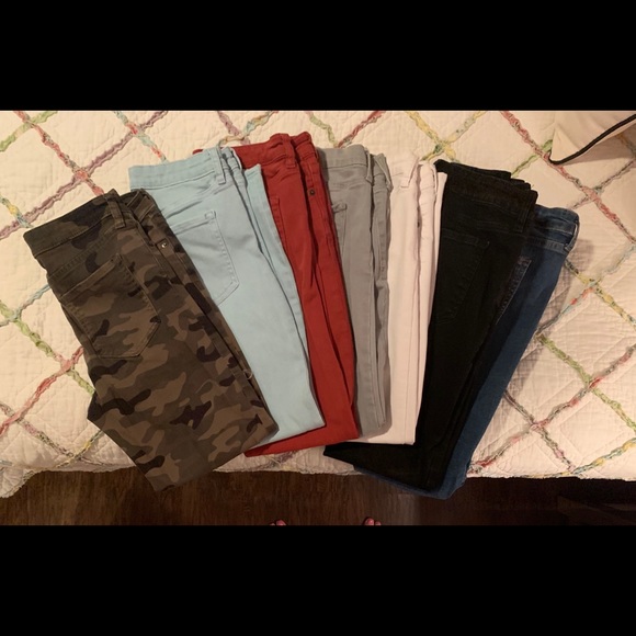 7 pair of Gap skinny jeans - Picture 1 of 2